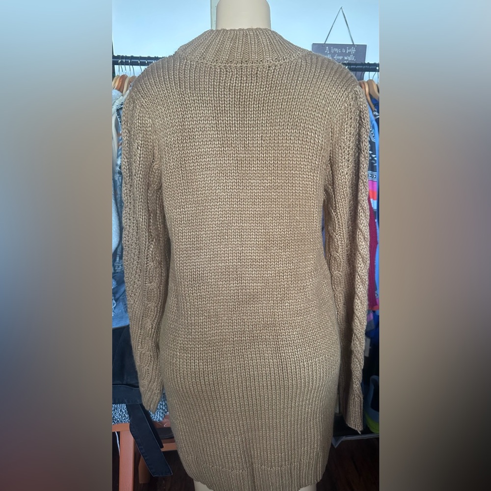 Z Supply Long Sleeve Cable Knit Dress - Picture 2 of 2